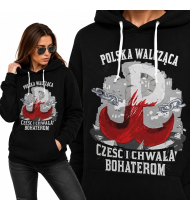 BLUZA DAMSKA Z KAPTUREM POLSKA WALCZĄCA 2